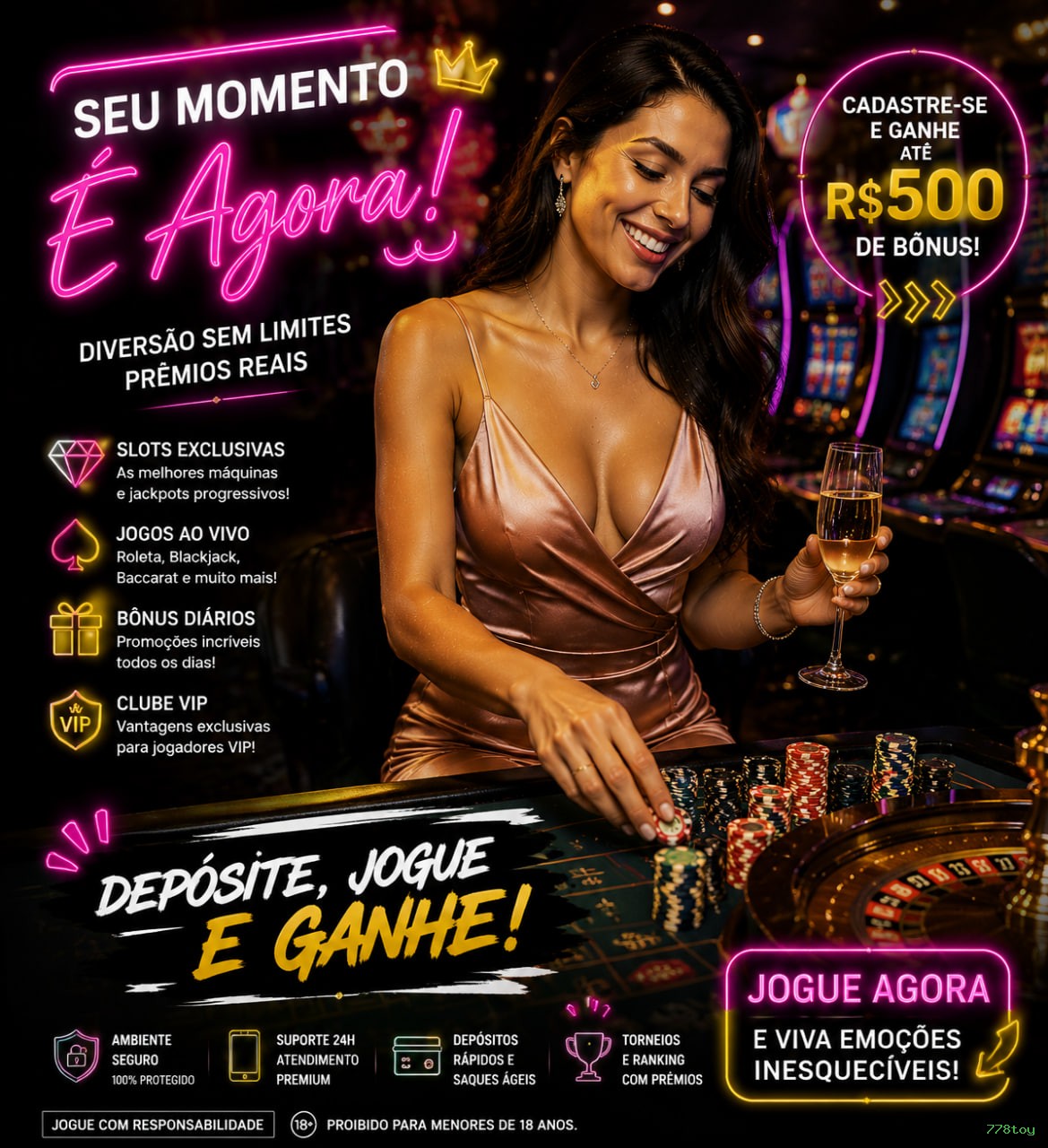 Bônus exclusivos membros VIP 778toy